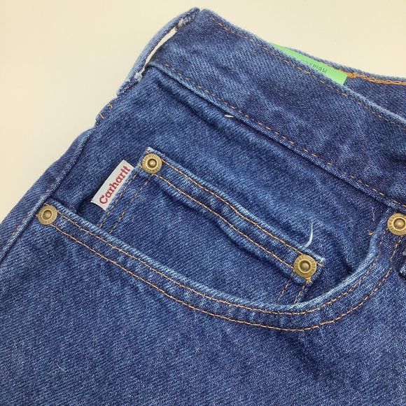 Carhartt Mens Relaxed Fit Jeans Size 32 x 34 (Actual 32 x 29) - Picture 6 of 8